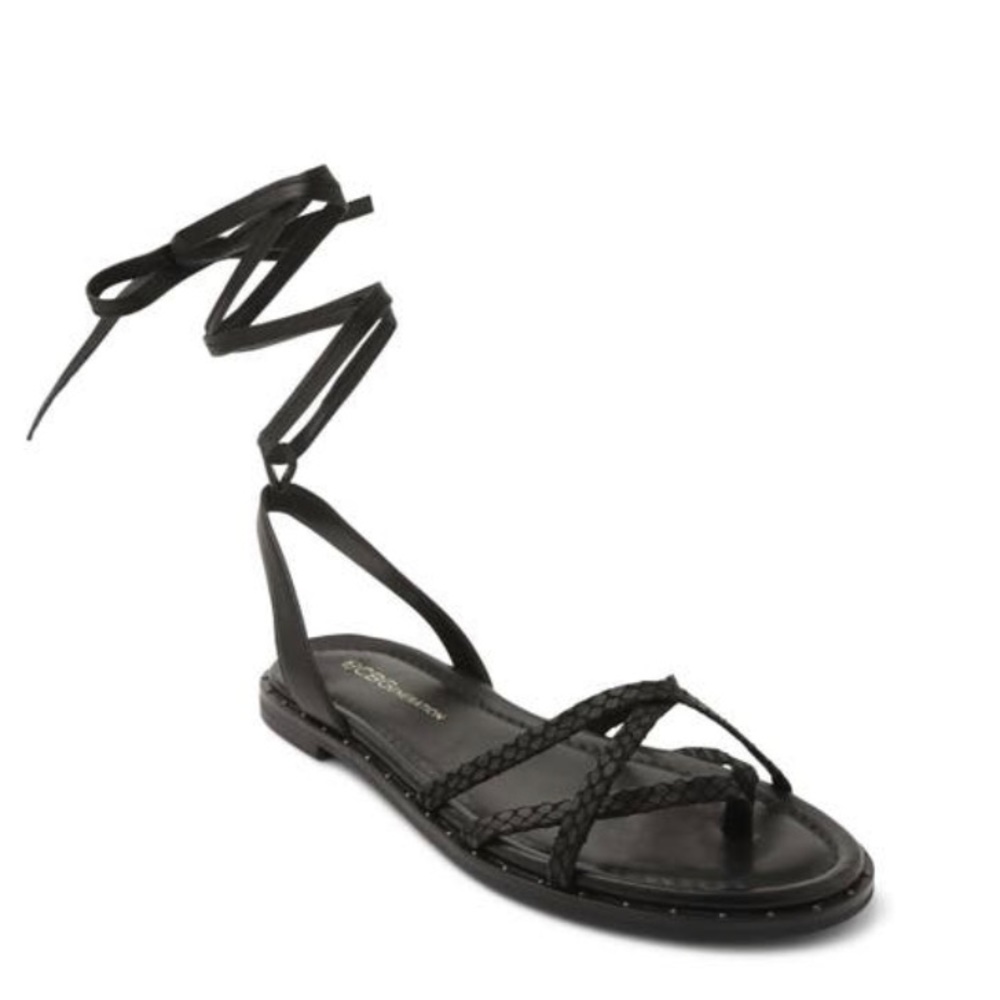 BCBGeneration Black Gladiator Sandals